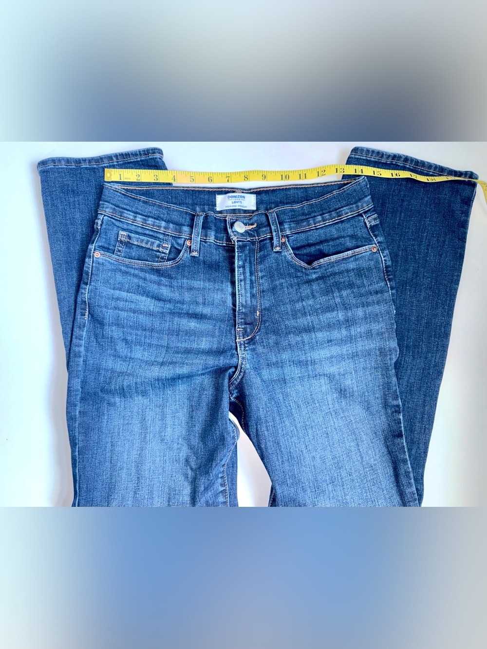Denizen from Levi's Classic Straight Leg Jeans in Medium Blue
